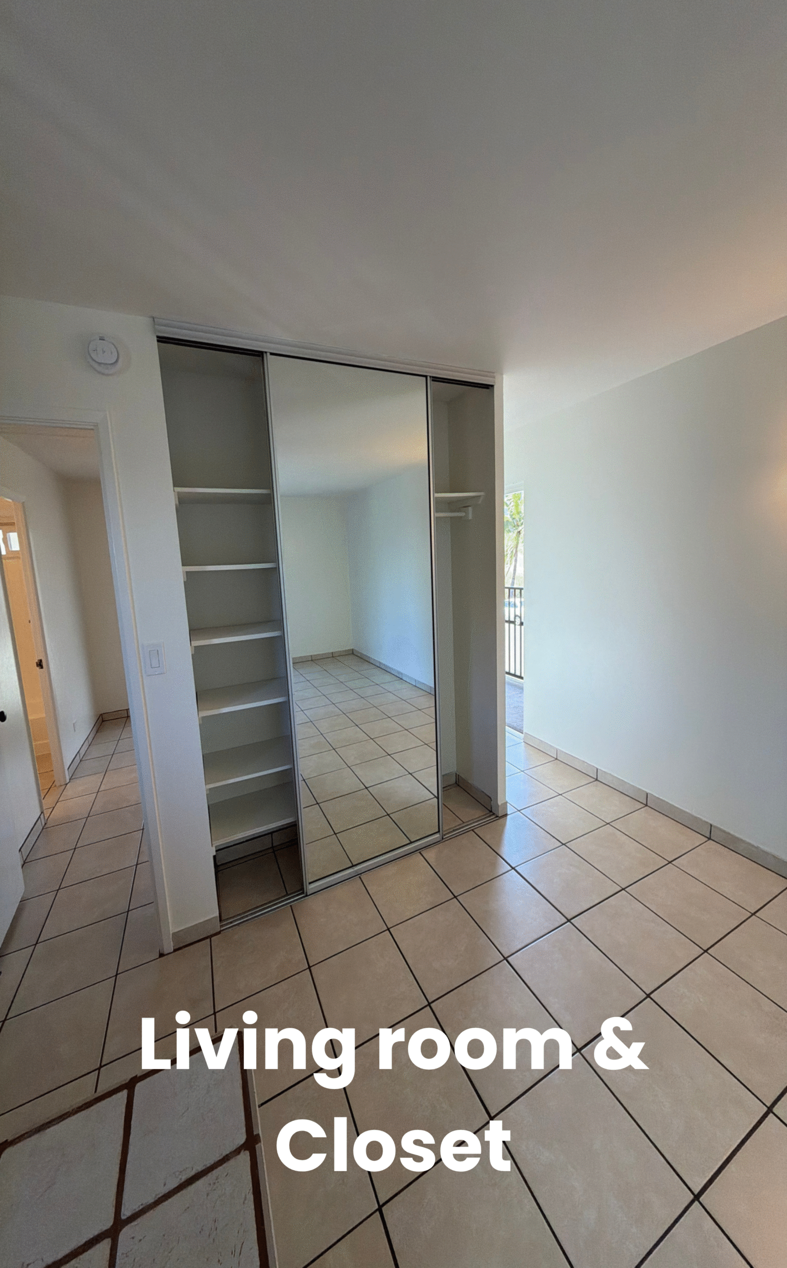 Living room & Closet