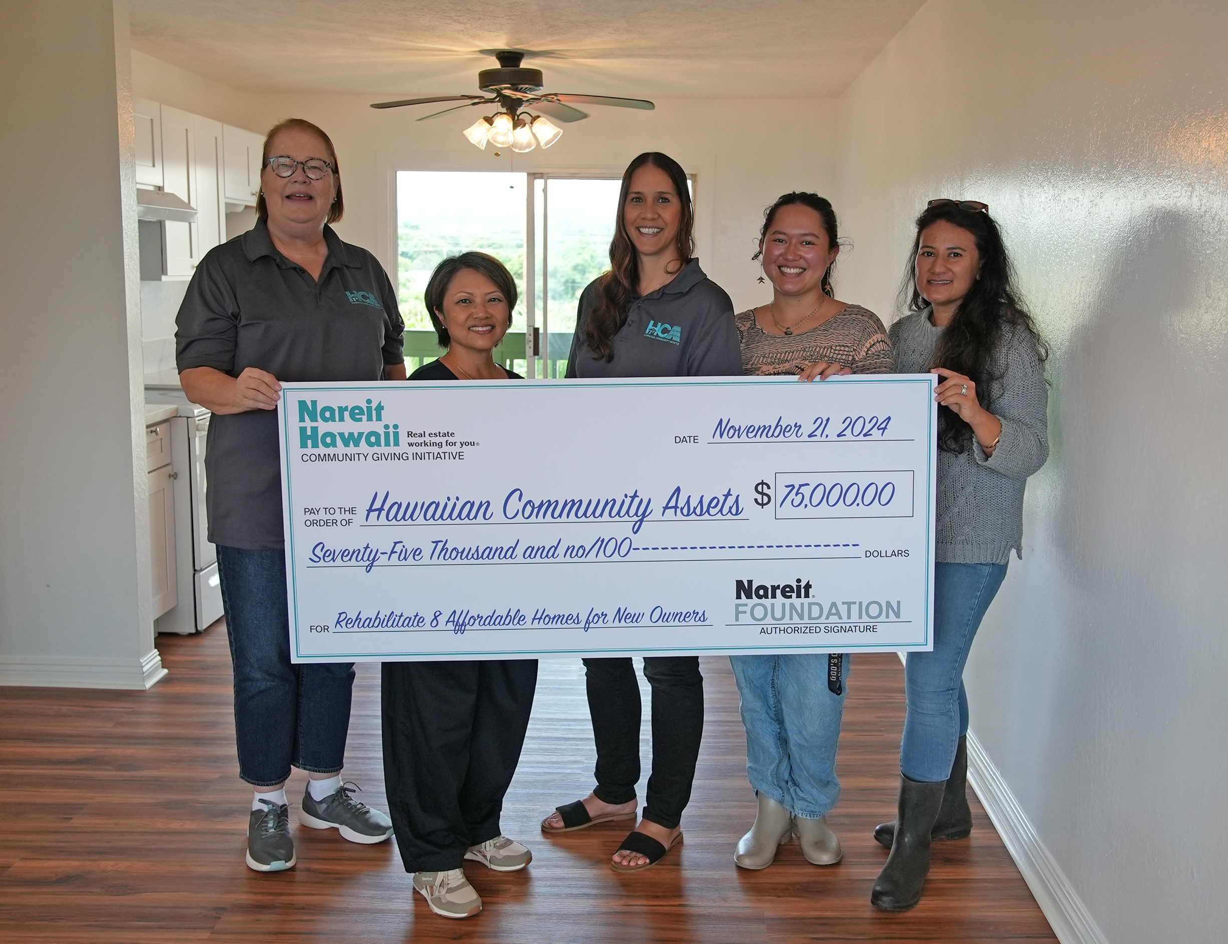 Hawaiian Community Assets receives $75K grant from Nareit Foundation to expand affordable housing on Maui and Hawaiʻi Island